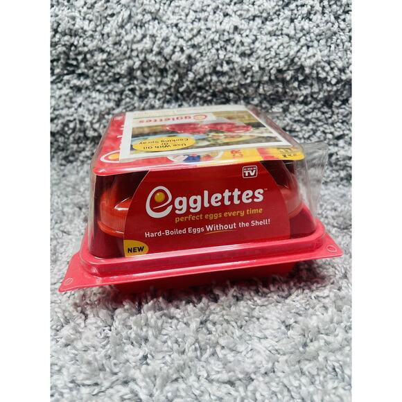 Egglettes Egg Cooker Hard Boiled Eggs without the Shell 4 Egg Cups As Seen On Tv - Picture 7 of 9